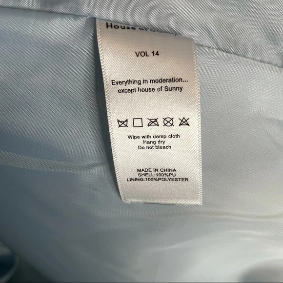 House of Sunny Mid Century Quilt Shirt Blue - Picture 11 of 11